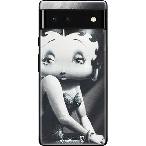Betty Boop Black and White Google Pixel 6 Skin